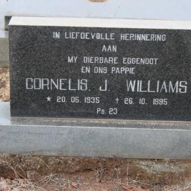 WILLIAMS Cornelis J. 1935-1995