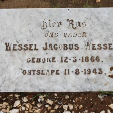WESSELS Wessel Jacobus 1866-1943