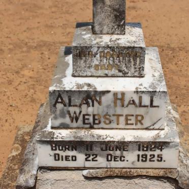 WEBSTER Alan Hall 1924-1925