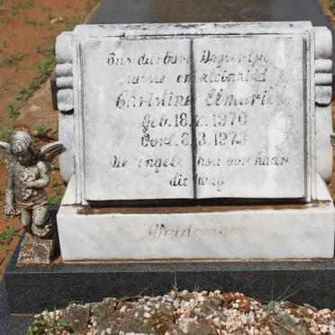 WEIDEMAN Christine Elmarie 1970-1973
