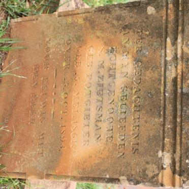 ZIETSMAN S.M. nee POTGIETER 1861-1893