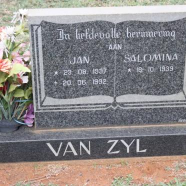 ZYL Jan, van 1937-1992 &amp; Salomina 1939-