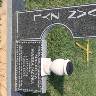 ZYL Magritha Marra Jacoba, van GUNTER 1935-2004