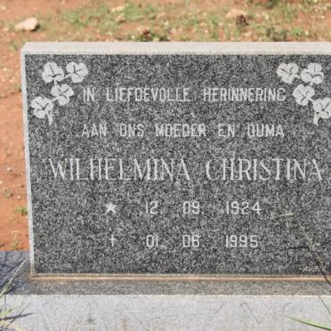ZYL Wilhelmina Christina, van 1924-1995