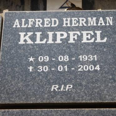 KLIPFEL Alfred Herman 1931-2004