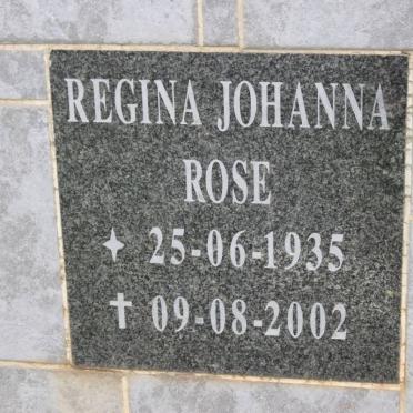 ROSE Regina Johanna 1935-2002