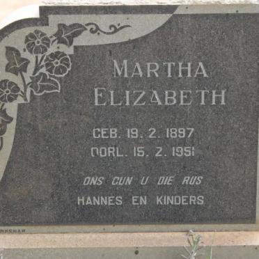 SMUTS Martha Elizabeth 1897-1951