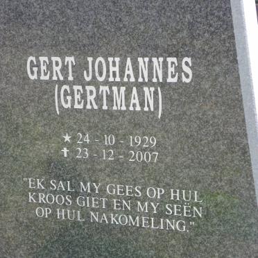 RENSBURG Gert Johannes, Janse van 1929-2007