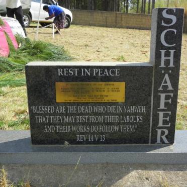 SCHAFER Albert Emil 1917-2005 &amp; Hedwig Marie GEVERS 1918-2006