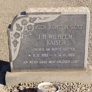 KAISER J.H. Wilhelm 1892-1965