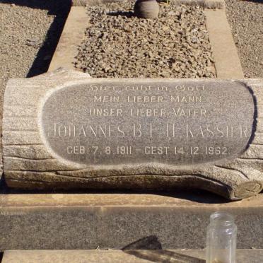 KASSIER Johannes B.F.H. 1911-1962