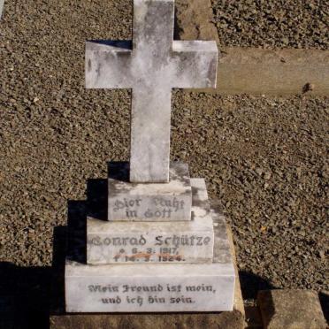 SCHUTZE Conrad 1917-1924
