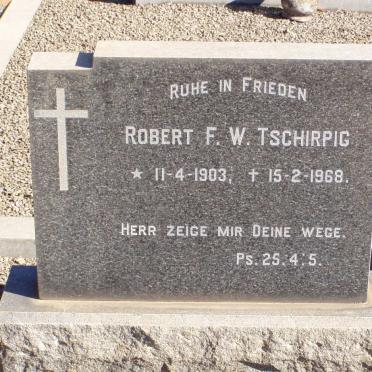 TSCHIRPIG Robert F.W. 1903-1968