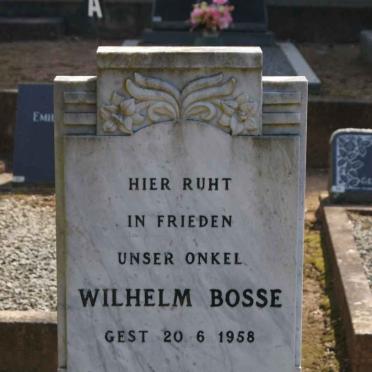 BOSSE Wilhelm -1958