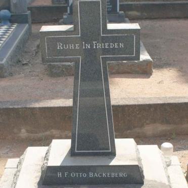 BACKEBERG H.F. Otto 1882-1974