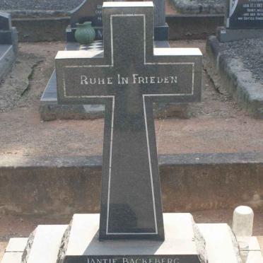 BACKEBERG Jantje nee MEYERHOFF 1879-1967