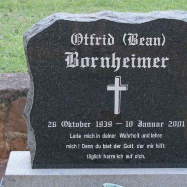BORNHEIMER Otfried 1939-2001
