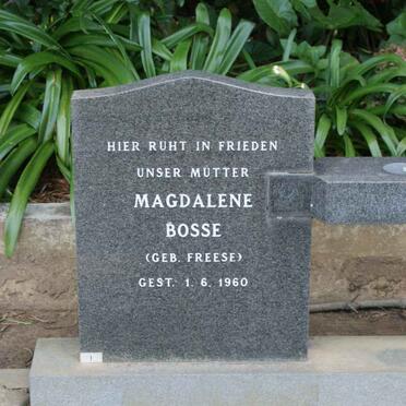 BOSSE Magdalene nee FREESE -1960