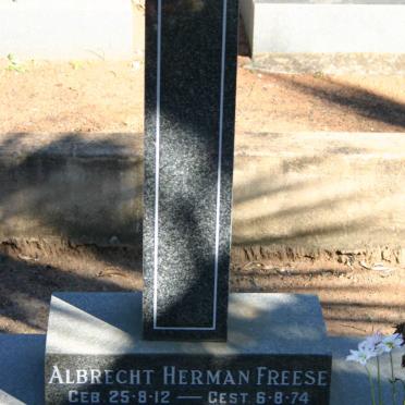 FREESE Albrecht Herman 1912-1974