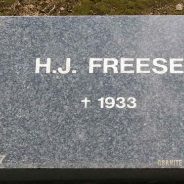 FREESE H.J. -1933
