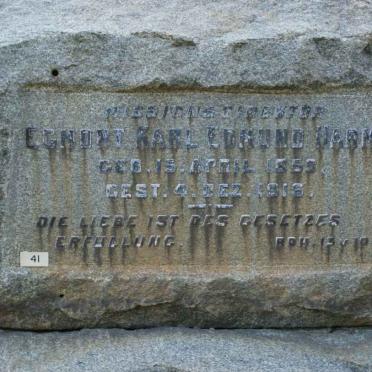 HARMS Egmont Karl Edmund 1859-1916