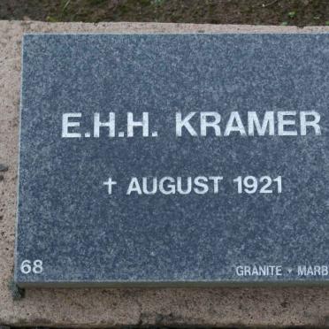 KRAMER E.H.H. -1921