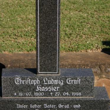 KASSIER Christoph Ludwig Ernst 1900-1998