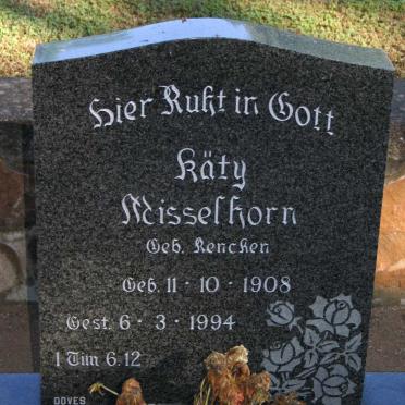 MISSELHORN Käty nee RENCKEN 1908-1994