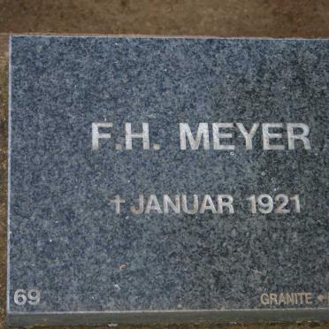 MEYER F.H. -1921
