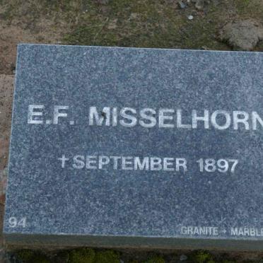 MISSELHORN E.F. -1897