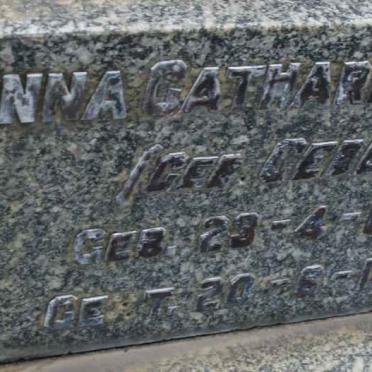 MEYER Anna Catharina nee GEBERS 1854-1940
