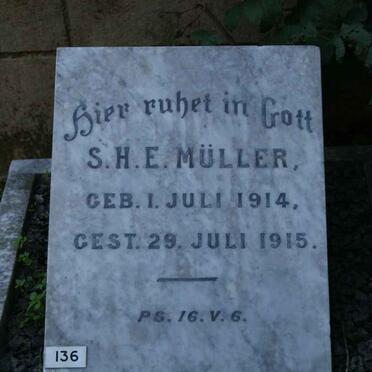 MULLER S.H.E. 1914-1915