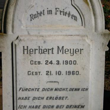 MEYER Herbert 1900-1960