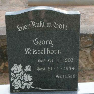 MISSELHORN Georg 1903-1984
