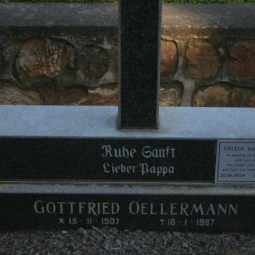 OELLERMANN Gottfried 1907-1987 :: MORISON Velda 1954-2001