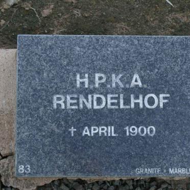RENDELHOF H.P.K.A. -1900