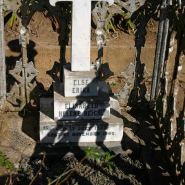 REICHE Else Erika Elizabeth Helene 1902-1902