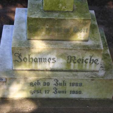REICHE Johannes 1869-1950
