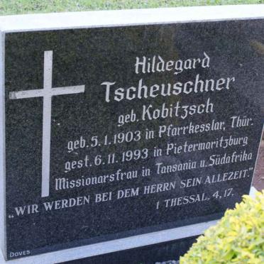 TSCHEUSCHNER Hildegard nee KOBITZSCH 1903-1993