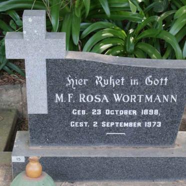 WORTMANN M.F. Rosa 1898-1973