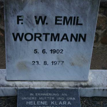 WORTMANN F.W. Emil 1902-1977 &amp; Helena Klara ROMINGER 1907-1997