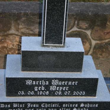 WOERNER Martha nee MEYER 1908-2003