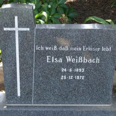 WEISSBACH Elsa 1893-1972