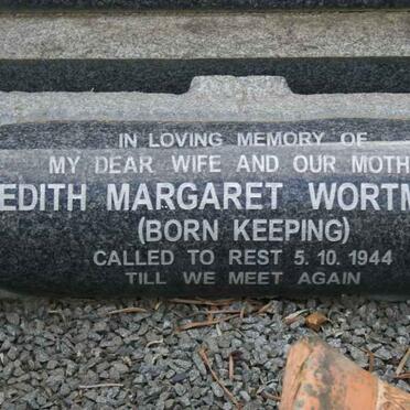 WORTMANN Edith Margaret nee KEEPING -1944