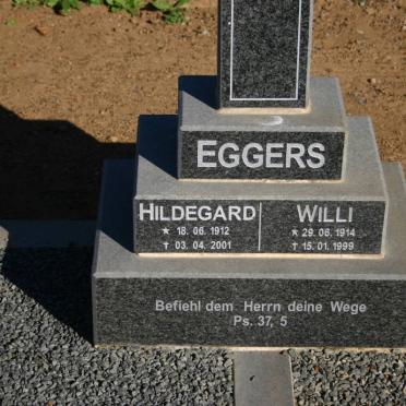 EGGERS Willi 1914-1999 &amp; Hildegard 1912-2001
