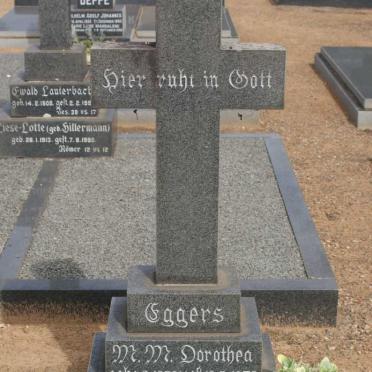 EGGERS M.M. Dorothea 1889-1979