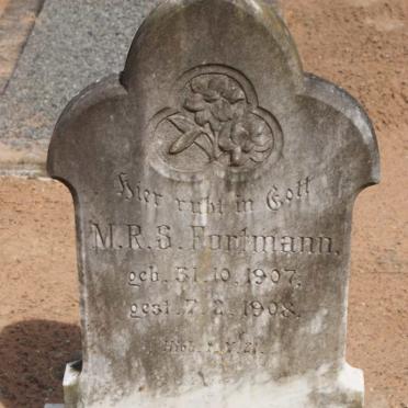FORTMANN M.R.S. 1907-1908