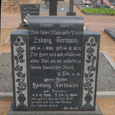 FORTMANN Ludwig 1898-1970 &amp; Hedwig RENCKEN 1906-1984