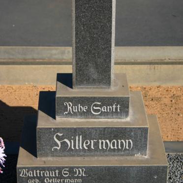 HILLERMANN Waltraut G.M. nee OELLERMANN 1925-1987