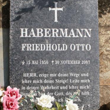 HABERMANN Friedhold Otto 1956-2007